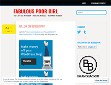 Tablet Screenshot of fabulouspoorgirl.wordpress.com