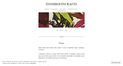 Desktop Screenshot of inishbofincrafts.wordpress.com