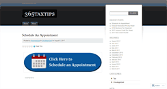 Desktop Screenshot of 365taxtips.wordpress.com