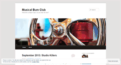 Desktop Screenshot of musicalbumclub.wordpress.com