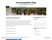 Tablet Screenshot of ischoolsapabella.wordpress.com