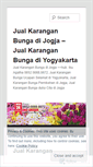 Mobile Screenshot of jualkaranganbungadijogja.wordpress.com