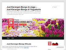 Tablet Screenshot of jualkaranganbungadijogja.wordpress.com