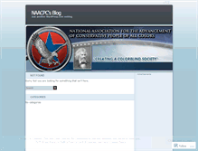 Tablet Screenshot of naacpc.wordpress.com