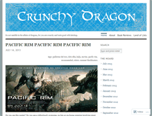 Tablet Screenshot of crunchydragon.wordpress.com