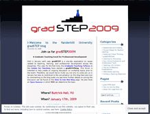 Tablet Screenshot of gradstep.wordpress.com