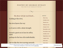 Tablet Screenshot of georgepoetry.wordpress.com