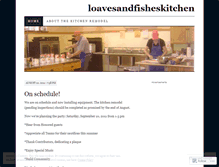 Tablet Screenshot of loavesandfisheskitchen.wordpress.com