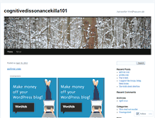 Tablet Screenshot of cognitivedissonancekilla101.wordpress.com