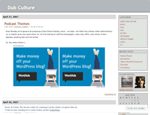 Tablet Screenshot of dubculture.wordpress.com
