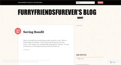 Desktop Screenshot of furryfriendsfurever.wordpress.com