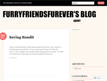 Tablet Screenshot of furryfriendsfurever.wordpress.com