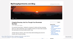 Desktop Screenshot of mycheapapartments.wordpress.com