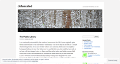 Desktop Screenshot of obfus.wordpress.com
