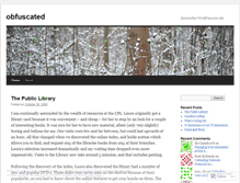 Tablet Screenshot of obfus.wordpress.com
