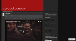 Desktop Screenshot of caracolcaracol.wordpress.com