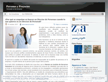 Tablet Screenshot of personasyproyectos.wordpress.com