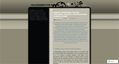 Desktop Screenshot of callejeandopormadrid.wordpress.com
