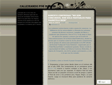 Tablet Screenshot of callejeandopormadrid.wordpress.com