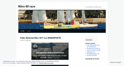 Desktop Screenshot of nitro80race.wordpress.com