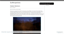 Desktop Screenshot of ecoperspectives.wordpress.com