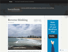 Tablet Screenshot of boozebrain.wordpress.com