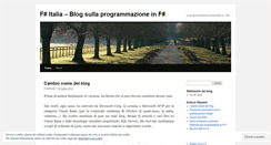 Desktop Screenshot of fsharpitalia.wordpress.com