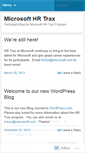 Mobile Screenshot of msfthrtraxblog.wordpress.com
