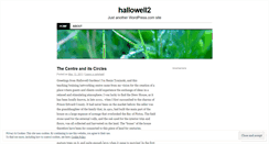Desktop Screenshot of hallowell2.wordpress.com