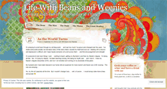 Desktop Screenshot of lifewithbeansandweenies.wordpress.com