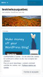 Mobile Screenshot of leskiwisauquebec.wordpress.com