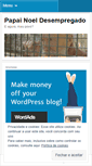 Mobile Screenshot of papainoeldesempregado.wordpress.com