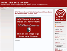 Tablet Screenshot of dfwtheatrescene.wordpress.com