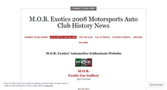 Desktop Screenshot of mobexotics.wordpress.com