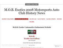 Tablet Screenshot of mobexotics.wordpress.com