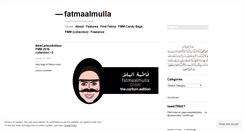 Desktop Screenshot of fatmaalmulla.wordpress.com