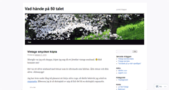 Desktop Screenshot of 50talet.wordpress.com