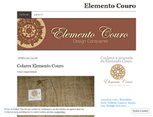 Tablet Screenshot of elementocouro.wordpress.com