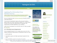 Tablet Screenshot of immigrateinusa.wordpress.com