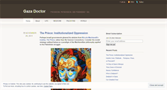 Desktop Screenshot of gazadoctor.wordpress.com