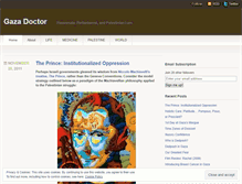 Tablet Screenshot of gazadoctor.wordpress.com