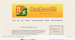 Desktop Screenshot of onlinerecipes101.wordpress.com