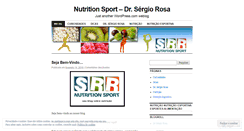 Desktop Screenshot of nutritionsport01.wordpress.com