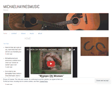 Tablet Screenshot of michaelhaynesmusic.wordpress.com