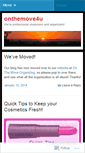 Mobile Screenshot of onthemove4u.wordpress.com