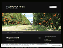 Tablet Screenshot of fojoadventures.wordpress.com