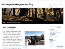 Tablet Screenshot of middleagedworkingwoman.wordpress.com