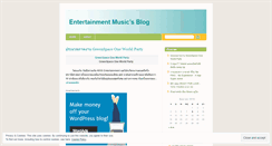 Desktop Screenshot of entertainmusic.wordpress.com