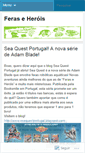 Mobile Screenshot of feraseheroisbyvascomi.wordpress.com