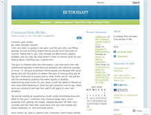 Tablet Screenshot of butdoisay.wordpress.com